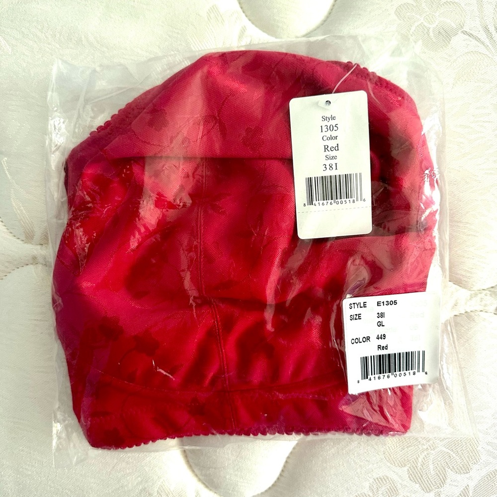 VALENTINES NWT 38I Bra in RED - Full Coverage, THIRDLOVE